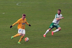 Adam Engelbrektsson i segermatchen mot Prespa Birlik på Malmö Stadion. FOTO: Susann Sannefjäll