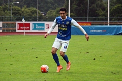 Daniel Krezic i matchen mot Norrby på Rimnersvallen. FOTO: Susann Sannefjäll