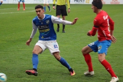 Daniel Krezic i bortamatchen mot Öster på Myresjöhus Arena. FOTO: Susann Sannefjäll