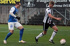 Marcus Haglind Sangré i bortamatchen mot Landskrona. FOTO: Susann Sannefjäll