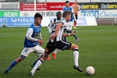Mark Fezarit i bortamatchen mot Landskrona. FOTO: Susann Sannefjäll