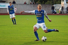 Robin Jansson i bortamatchen mot FC Trollhättan på Edsborg. FOTO: Susann Sannefjäll