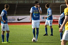 Andreas Bergman eller Daniel Stanisic slår frispark mot Lund. FOTO: Susann Sannefjäll