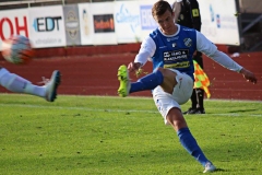 Emil Niklasson i segermatchen mot Qviding på Rimnersvallen. FOTO: Susann Sannefjäll