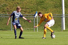 Tobias Mikaelsson i segermatchen på Vapenvallen mot Husqvarna. FOTO: Susann Sannefjäll