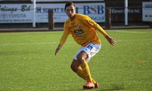 Alen Kasumovic i DM-finalen mot Kungshamn. FOTO: Susann Sannefjäll