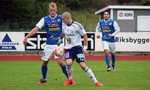 Robin Jansson i matchen mot Husqvarna på Rimnersvallen. FOTO: Susann Sannefjäll