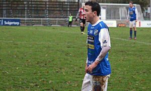 Shkëlqim Nuhiji i matchen mot Höllviken. FOTO: Susann Sannefjäll