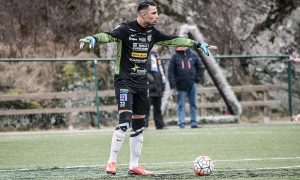 Sulejmen Sarajlić i matchen mot Sävedalens IF. FOTO: Tomas Sandström