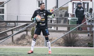 Sulejmen Sarajlić i matchen mot Sävedalens IF. FOTO: Tomas Sandström